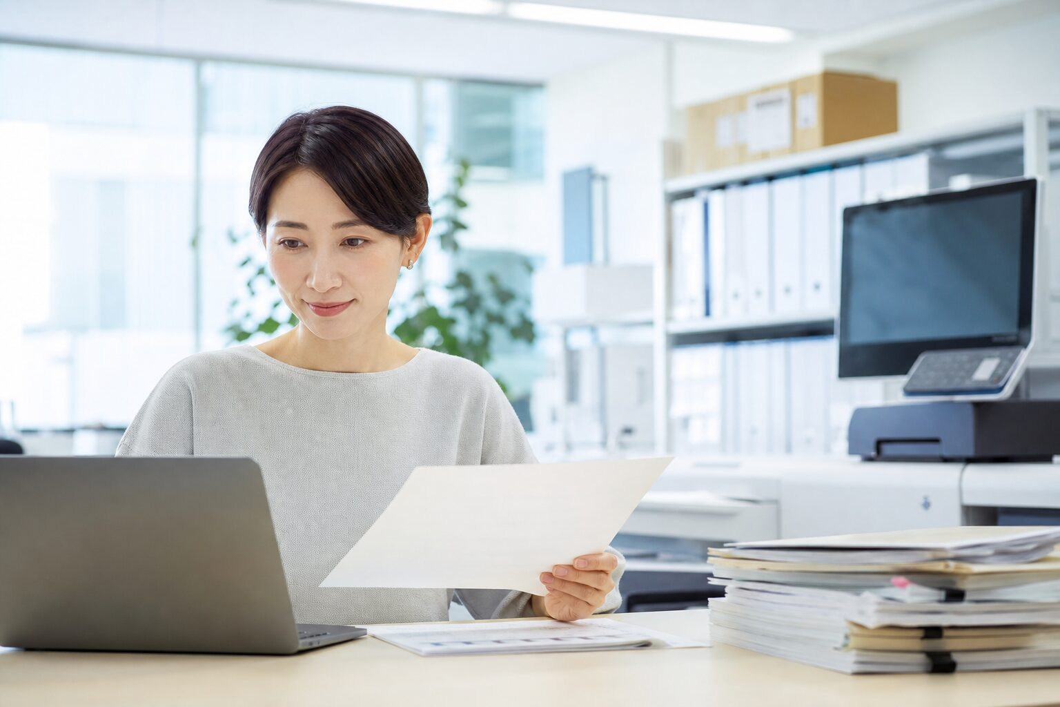 快適に業務に取り組めているイメージ画像