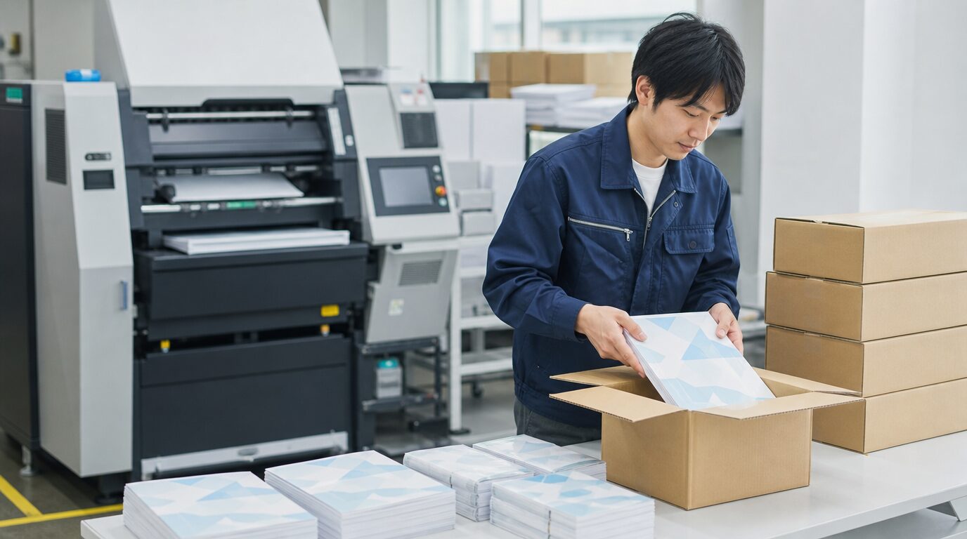 印刷から封入・発送までトータルサポートしているイメージ画像