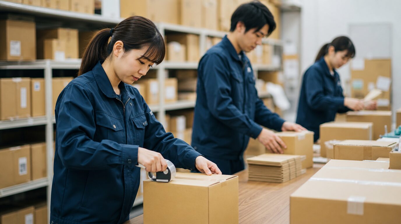 専門のスタッフが効率的に作業するイメージ画像