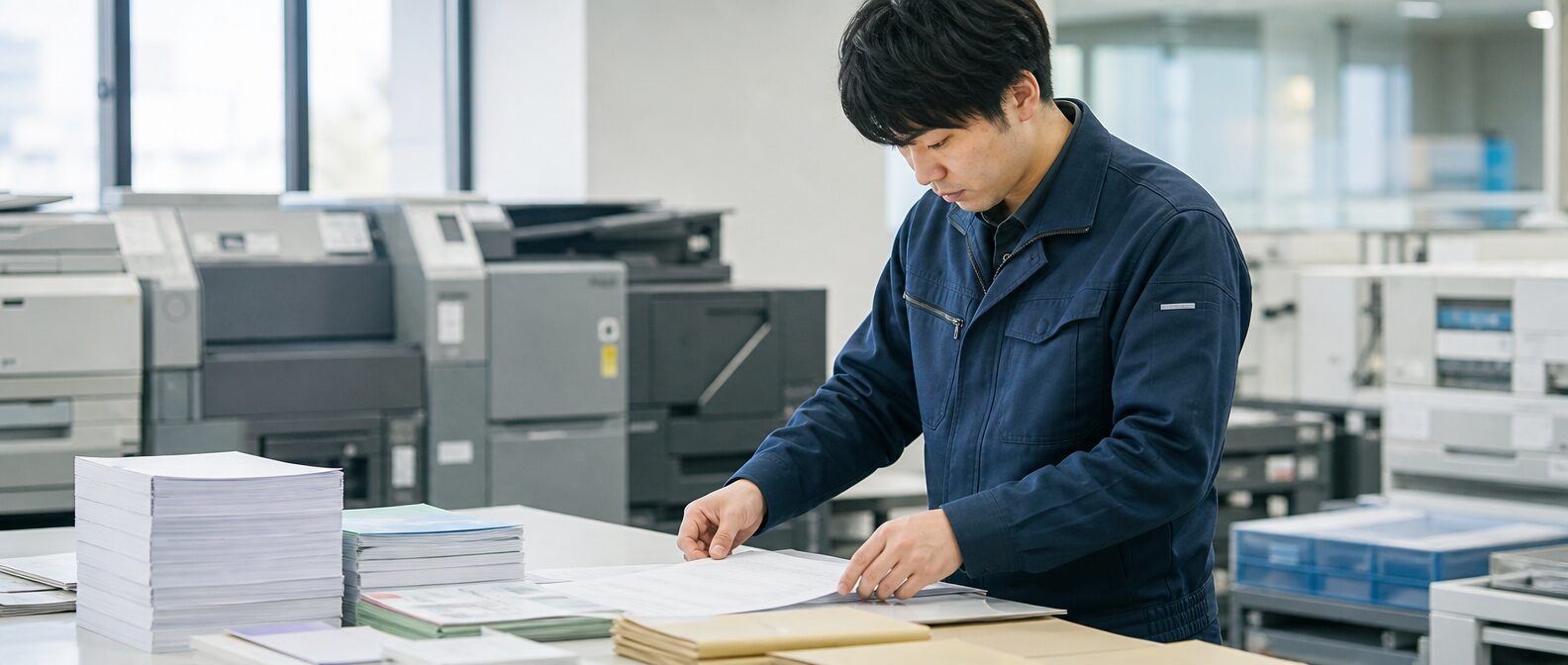 専門のスタッフが丁寧に作業しているイメージ画像