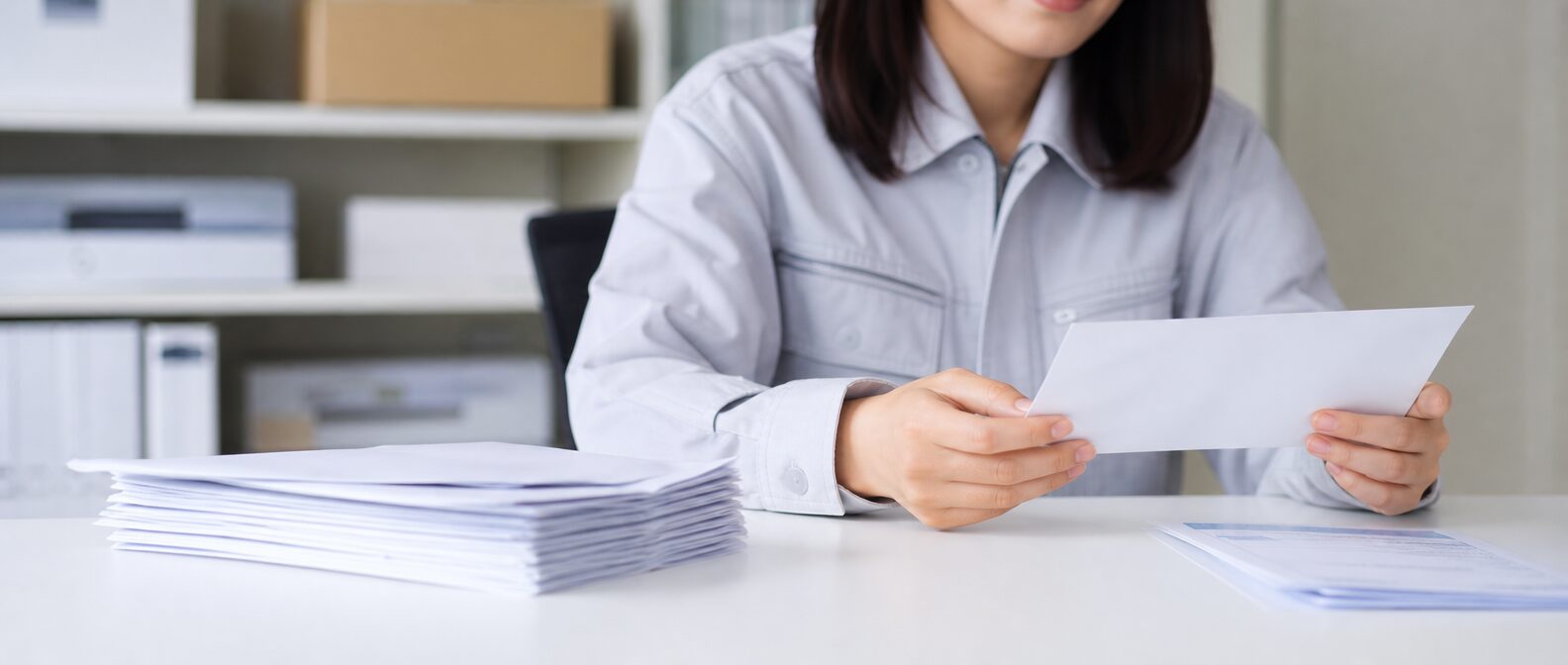 請求書を確認しているイメージ画像