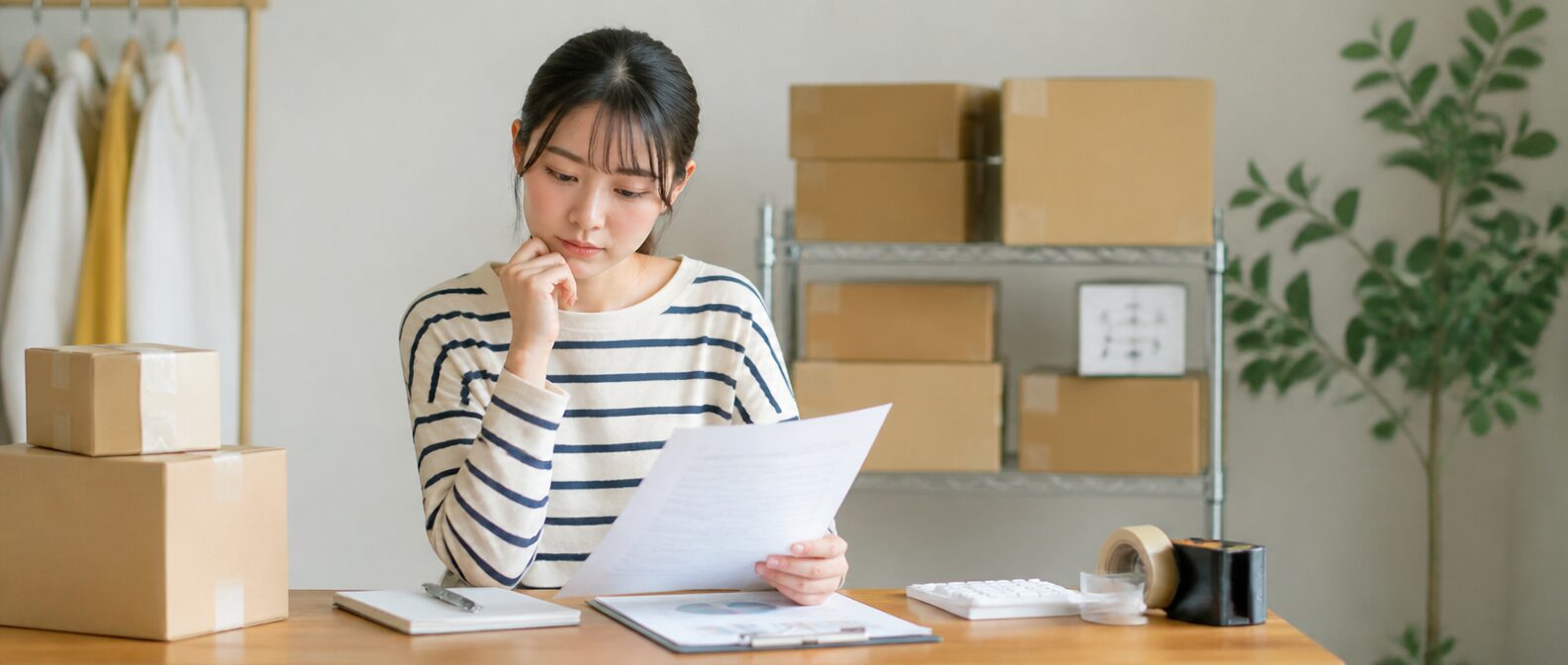 リストから代行業者を選んでいるイメージ画像